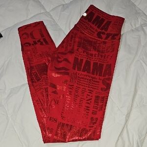 Lululemon Manefesto Leggings. Lunar New Year!! Sz 4!! Excellent Shape. Gorgeous
